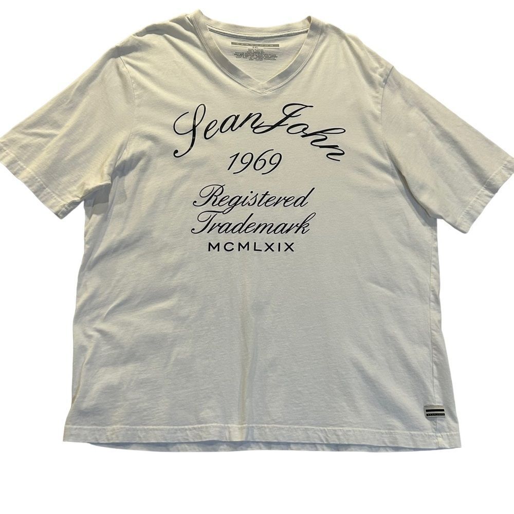 Sean John White Tee Shirt 2XL